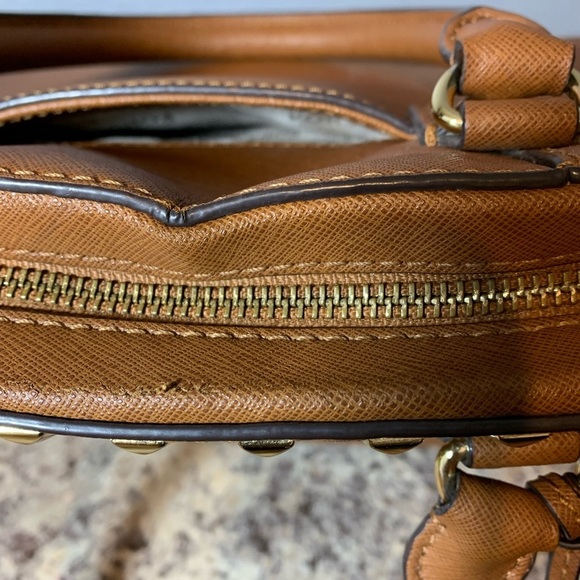 Michael Kors Studded Leather Handbag - Picture 4 of 16